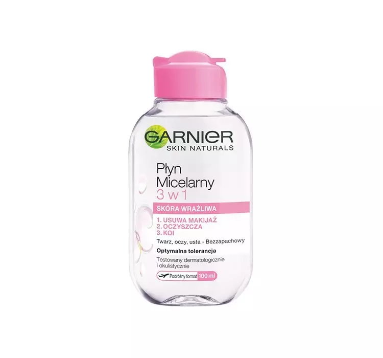 GARNIER PŁYN MICELARNY 3 W 1 SKÓRA WRAŻLIWA 100ML