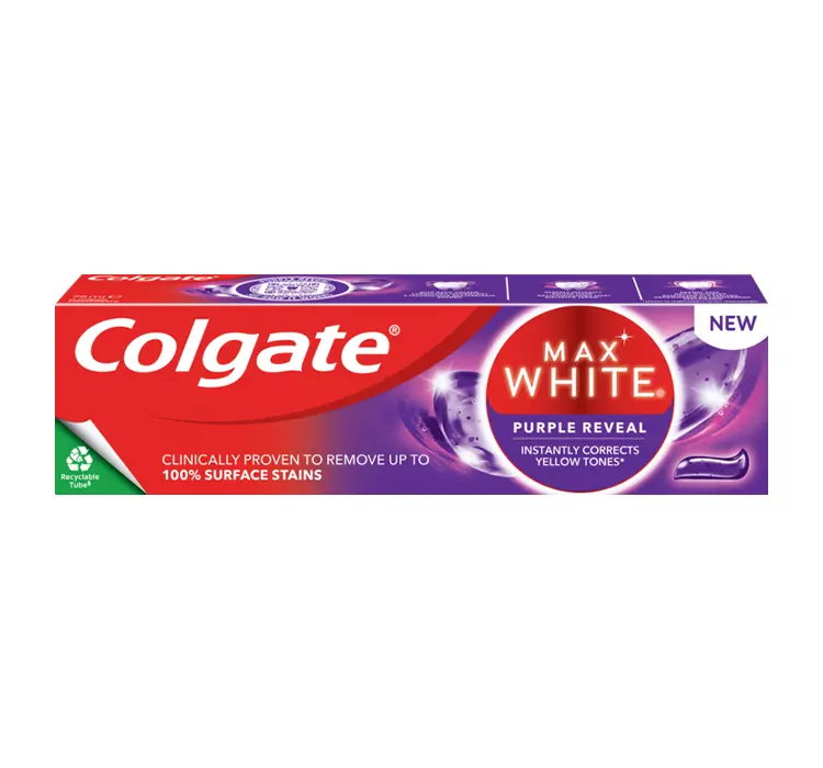 COLGATE MAX WHITE PURPLE REVEAL PASTA DO ZĘBÓW 75ML