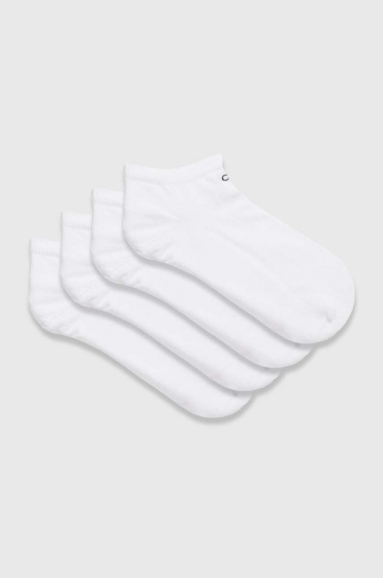 Calvin Klein skarpetki 4-pack damskie kolor biały 701220513