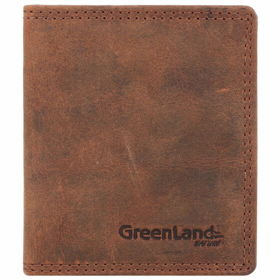 Greenland Nature Montenegro Credit Card Case RFID Leather 8,5 cm braun