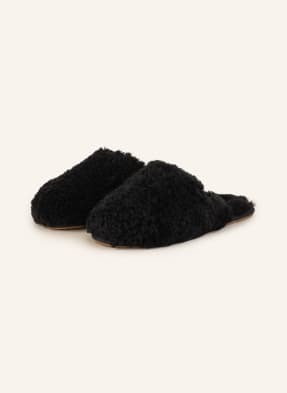 Ugg Kapcie Maxi Curly schwarz