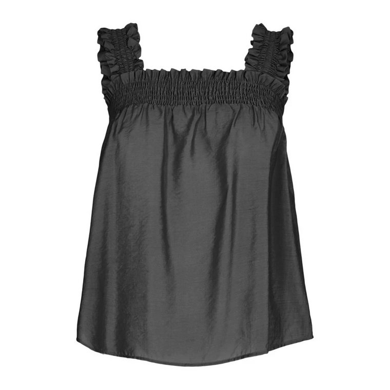 Falbaniasty Smock Strap Top Co'Couture
