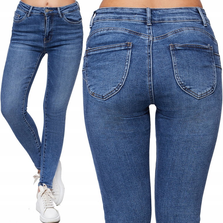 073_ KLasyczne spodnie jeans rurki Goodies_ 3XL/46