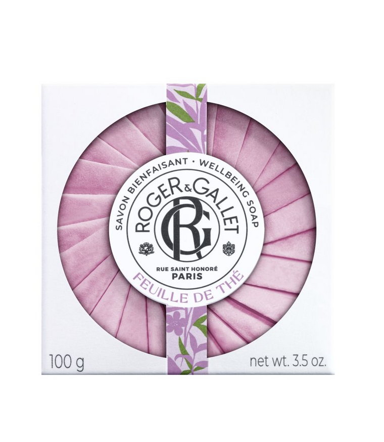 Roger & Gallet Mydło well-being, Feuille De The