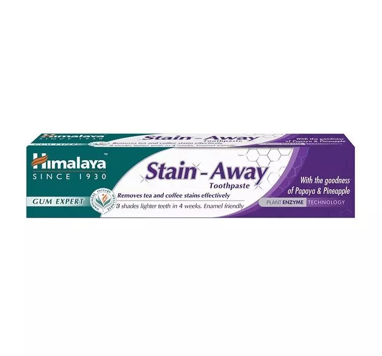 HIMALAYA STAIN-AWAY TOOTHPASTE PASTA DO ZĘBÓW PRZECIW PRZEBARWIENIOM 75ML