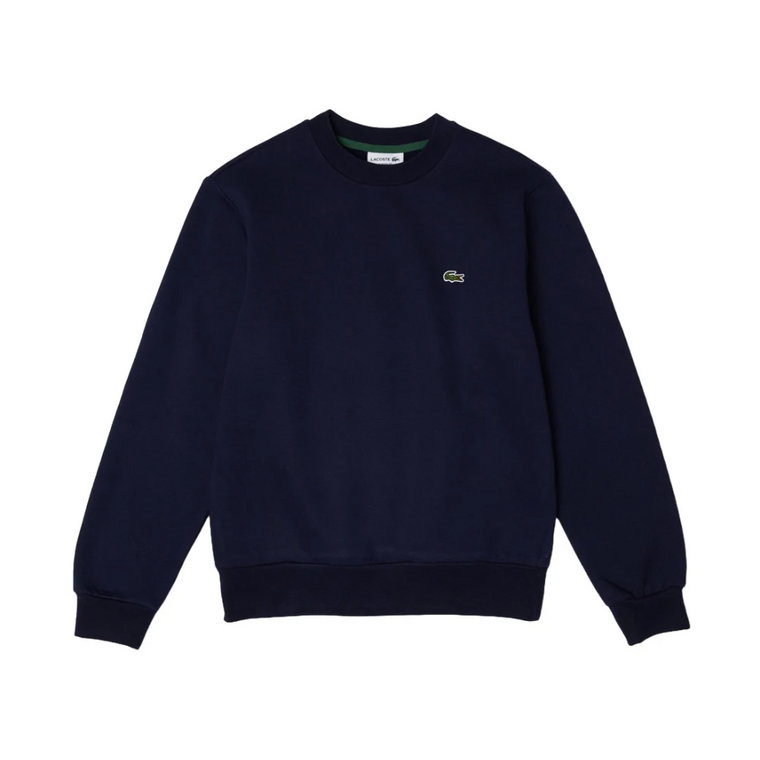 Niebieski Sweter Casual dla Mężczyzn Lacoste