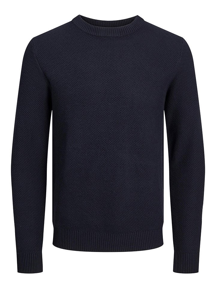 Jack & Jones Sweter w kolorze granatowym