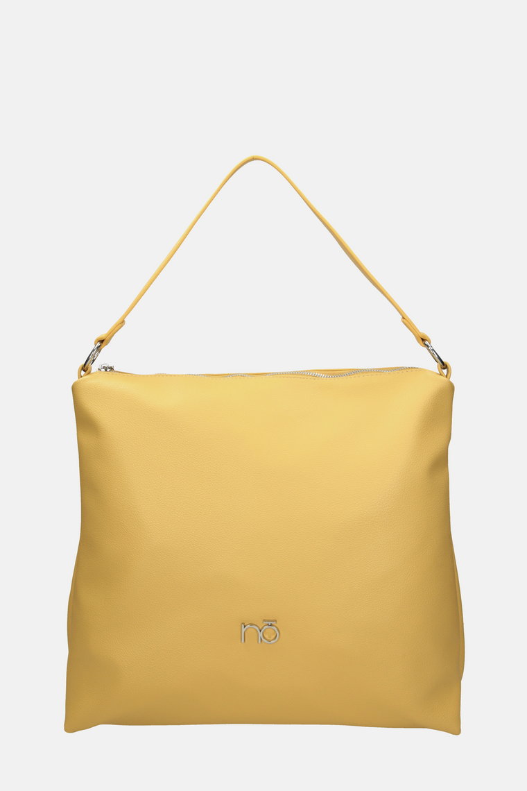 Duża torebka worek na ramię Nobo żółta