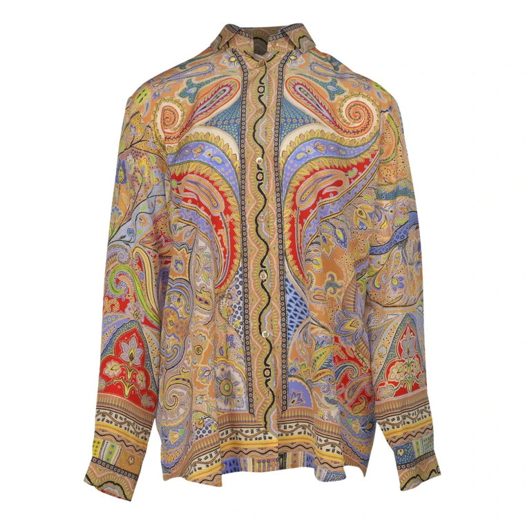 Bluzka Paisley w jedwabiu Etro