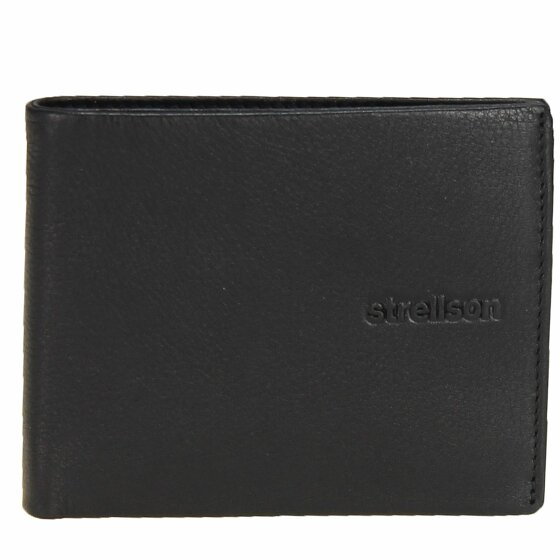 Strellson Carter Wallet Leather 10 cm black