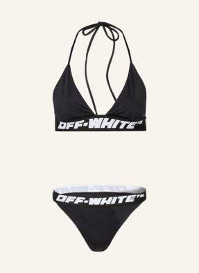 Off-White Bikini Trójkątne schwarz