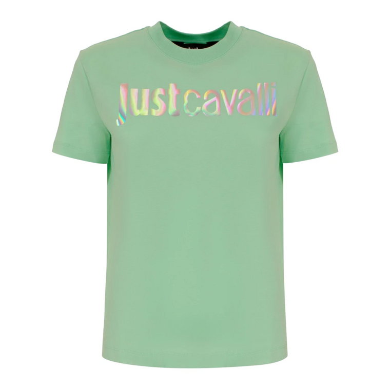 Zielony T-shirt i Polo Kolekcja Just Cavalli
