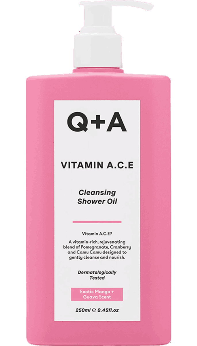 Q+A Vit. A.C.E - Odżywczy olejek do mycia ciała z witaminami A, C, E 250ml