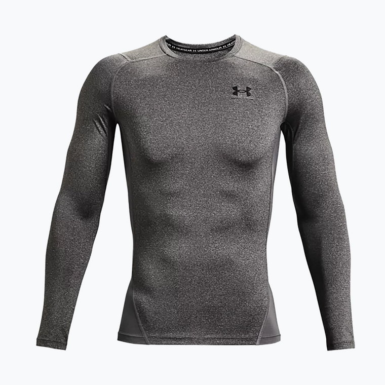 Longsleeve treningowy męski Under Armour HG Armour Comp carbon heather/black | WYSYŁKA W 24H | 30 DNI NA ZWROT