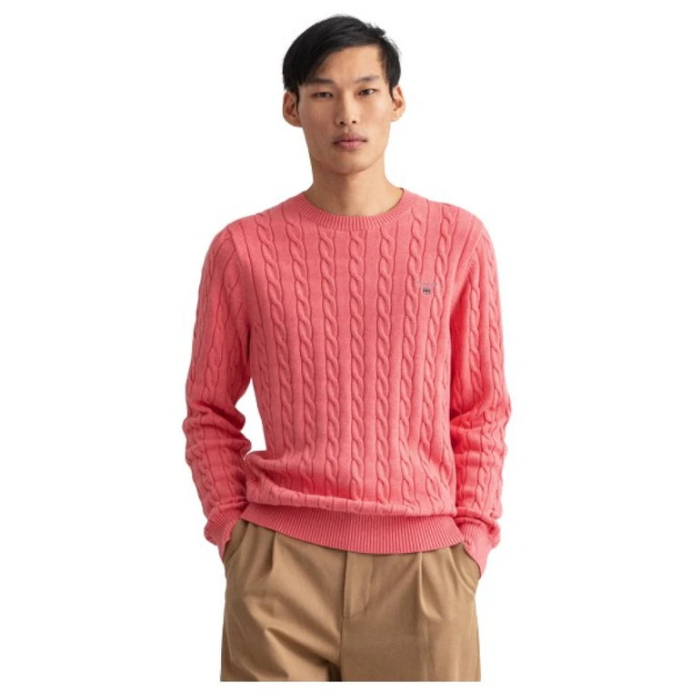 Sweter z tkaniny bawełnianej Gant