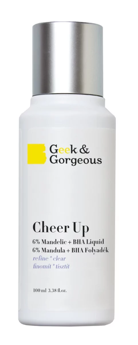 Geek & Gorgeous Cheer Up - Eksfoliator z 6% kwasem migdałowym + BHA o średniej mocy 100ml