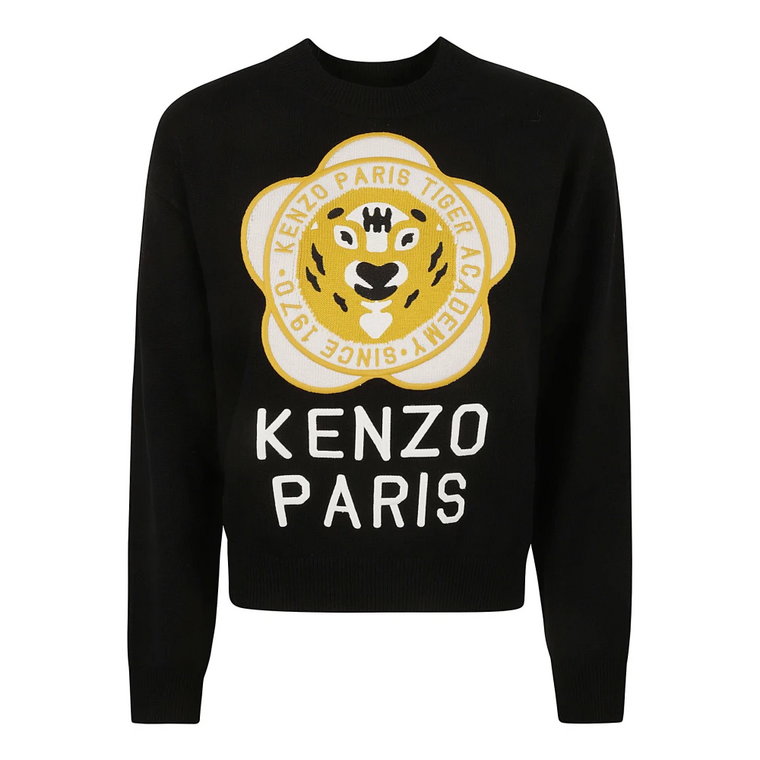 Czarne Swetry Tiger Academy Kenzo
