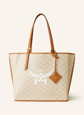 Mcm Torba Shopper Lauretos Medium beige