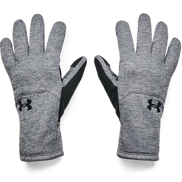 Męskie rękawiczki treningowe UNDER ARMOUR UA Storm Fleece Gloves - szare