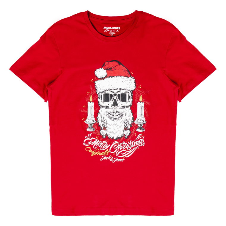 Jorclaus Tee SS Creweck Xmas - 12221422 Jack & Jones