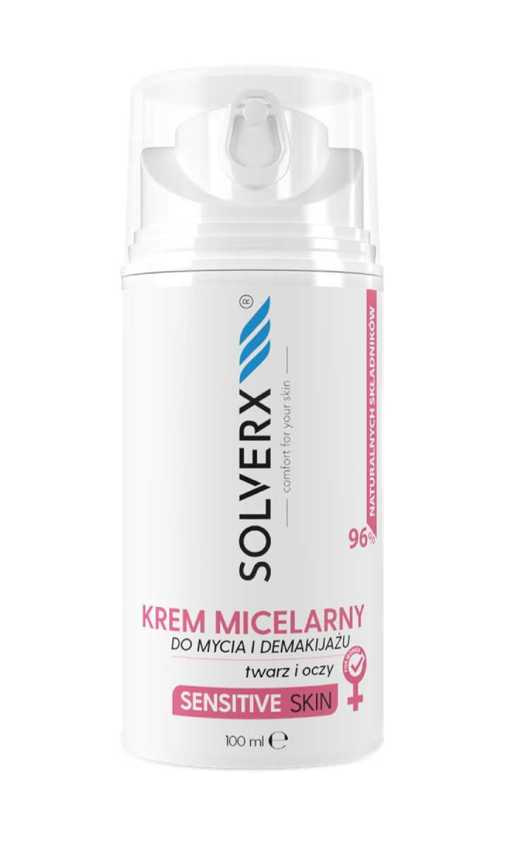 Solverx Sensitive Skin - Krem do demakijażu twarzy 100ml