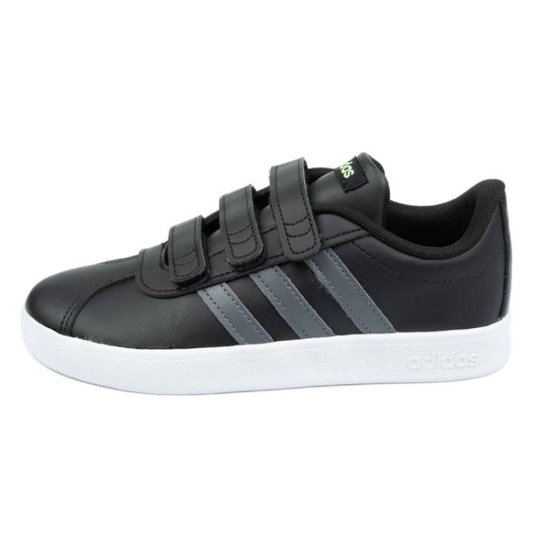 Buty adidas Vl Court Jr F36387 czarne niebieskie