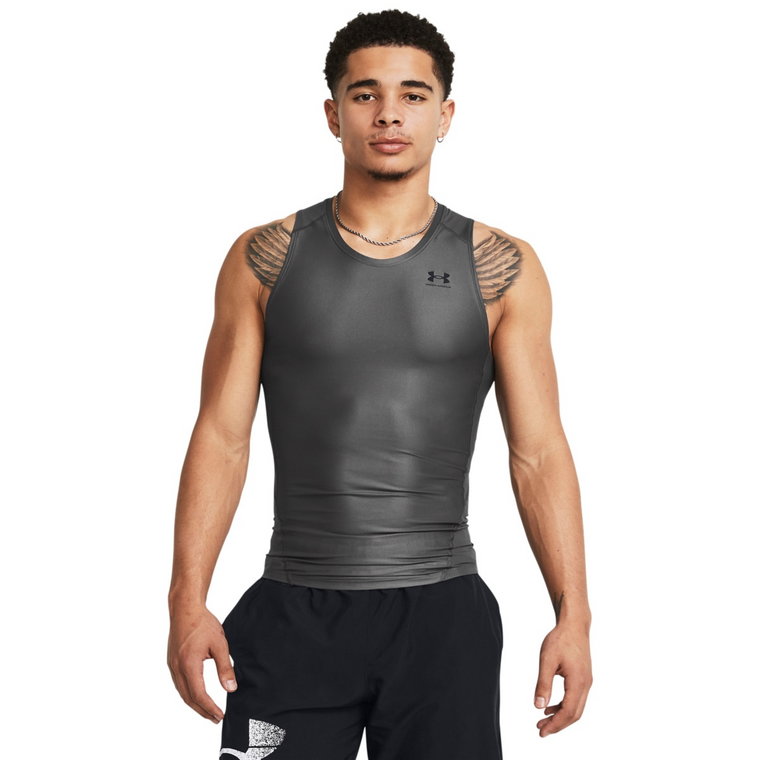 Męski top treningowy Under Armour UA HG IsoChill Comp Tank - szary