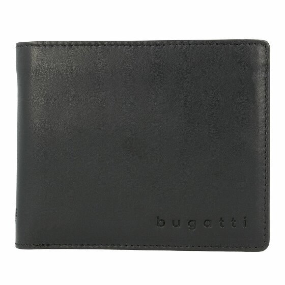 bugatti Primo Wallet RFID Leather 12 cm schwarz