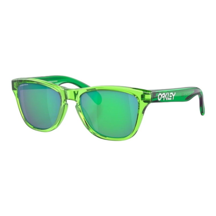 Młodzieżowe Okulary Przeciwsłoneczne Zielona Transparent Oakley