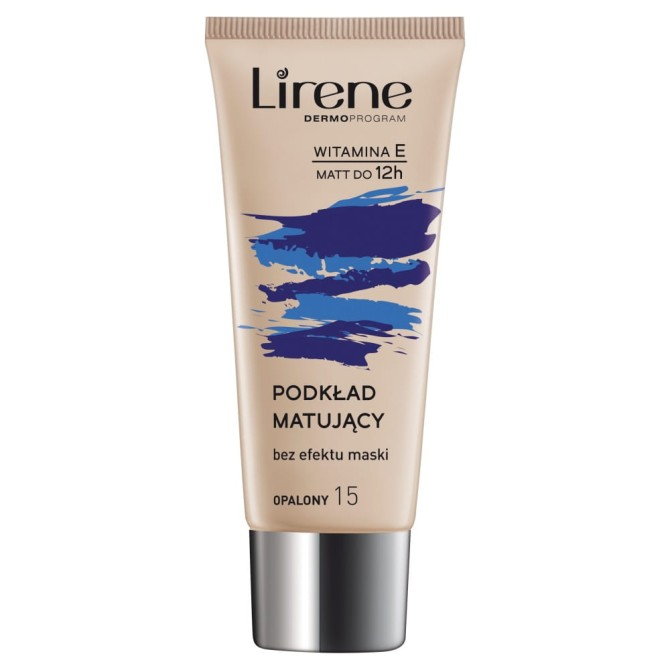 Lirene Nature Matte podkład matujący do twarzy 15 Opalony 30ml