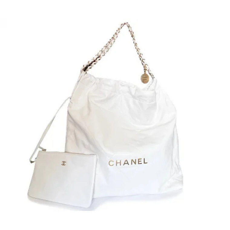 Używana torba na ramię, Nowa biała torba Mull Mull Chanel Vintage