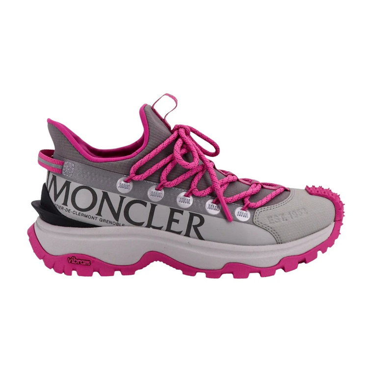 Szare Sneakersy Ripstop - Buty Damskie Aw23 Moncler