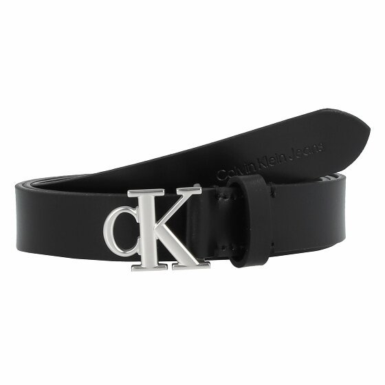 Calvin Klein Jeans Pas Skórzany black 95 cm