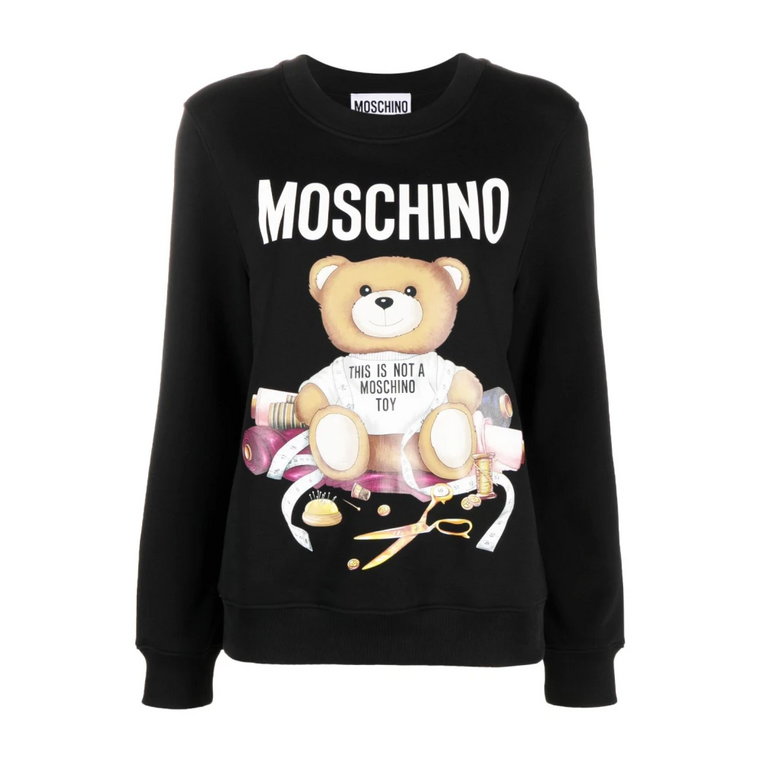 Teddy Bear Print Sweatshirt Moschino