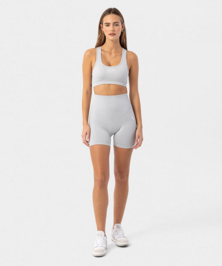 Damskie legginsy treningowe krótkie Carpatree Blaze Seamless Shorts - szare