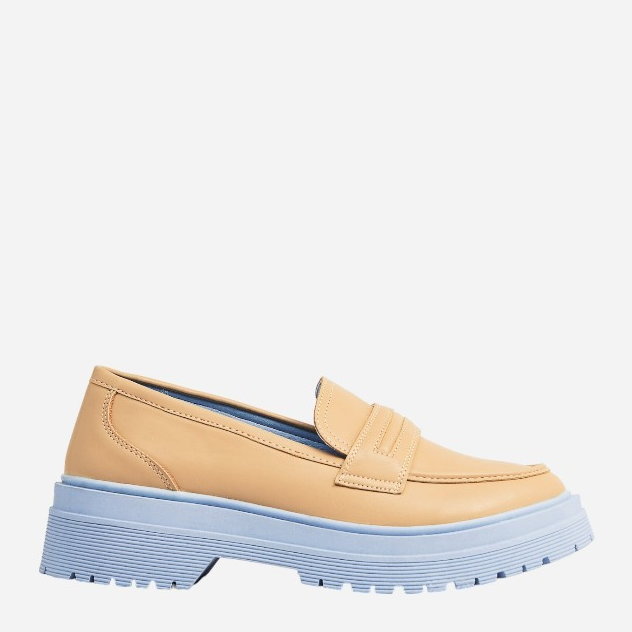 Loafersy damskie Cropp 6213M-05X 41 26.5 cm Beżowe (5904620384159). Loafersy damskie