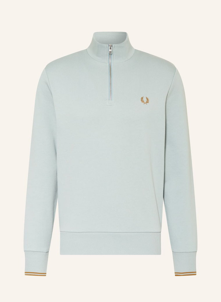 Fred Perry Bluza Dresowa Typu Troyer silber