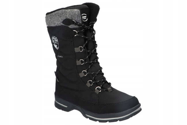 American SN09 Buty Zimowe Śniegowce Damskie Blk 38