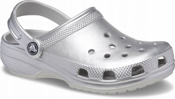 Dziecięce Buty Chodaki Crocs Classic Metallic 25,5