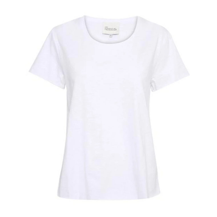 Organiczna Bawełniana Koszulka Bright White My Essential Wardrobe