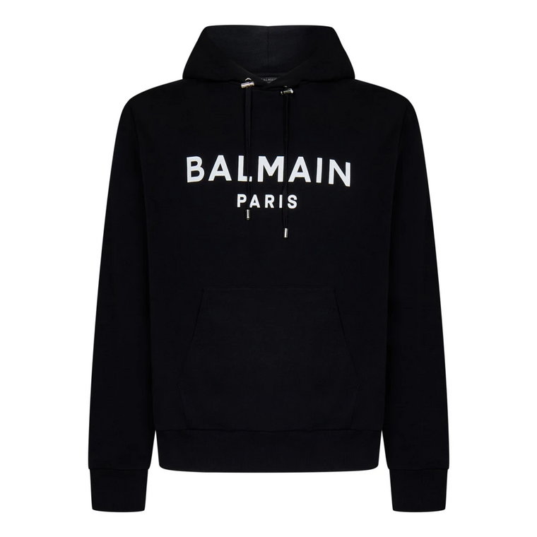 Czarne Swetry dla Mężczyzn Balmain