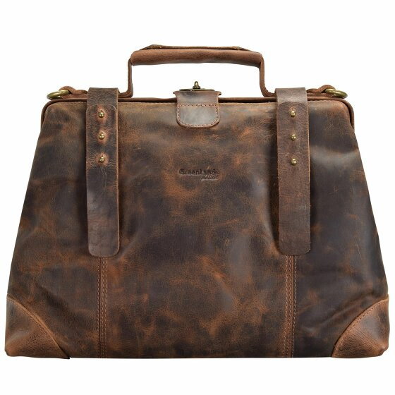 Greenland Nature Classic Ironing Bag Doctor's Case Leather 37 cm brown