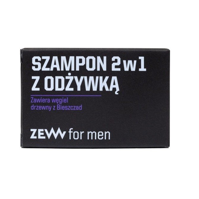 Zew For Men Szampon 2w1 z odżywką z węglem drzewnym z Bieszczad 85ml