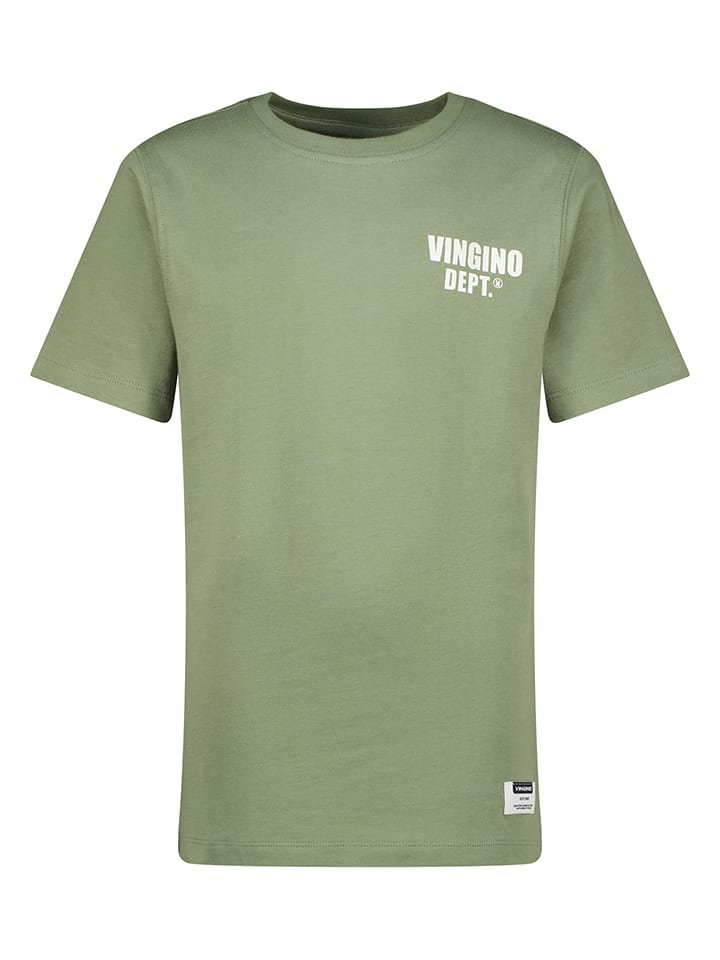 Vingino Koszulka "Hasial" w kolorze khaki