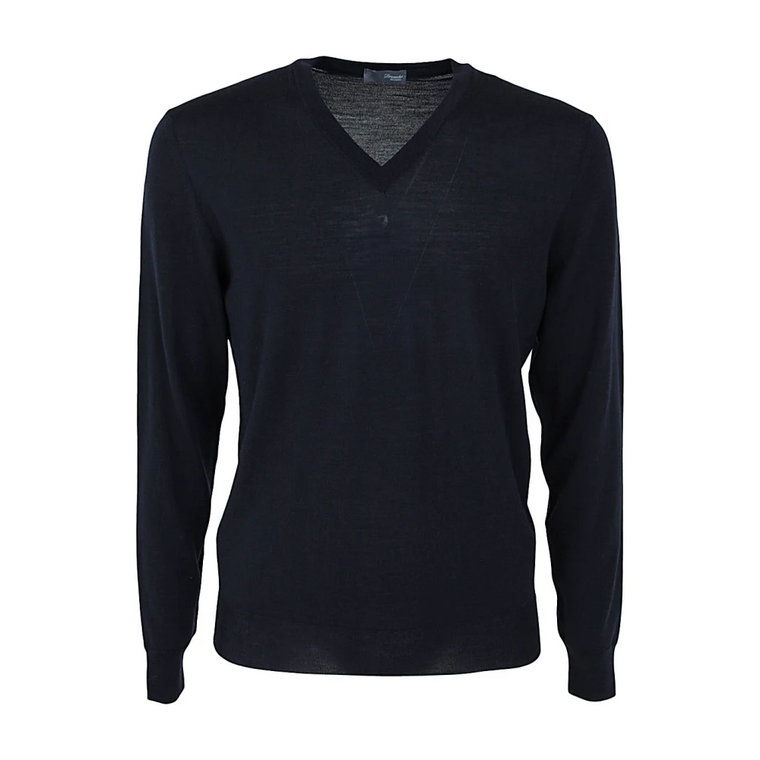 Modern V-Neck Pullover Drumohr