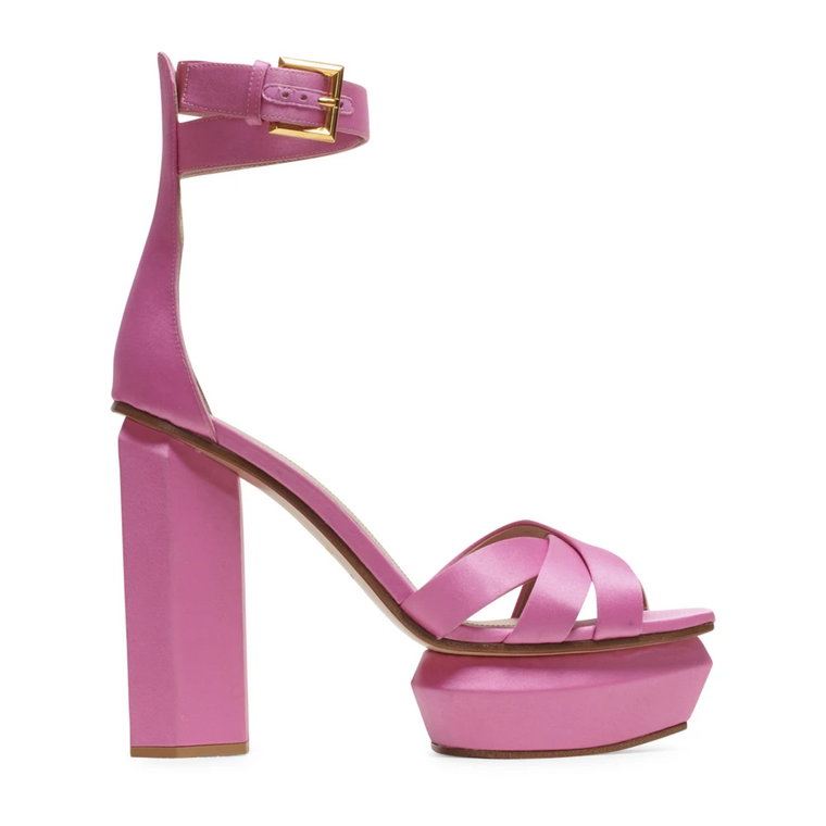 Ava satin platform sandals Balmain