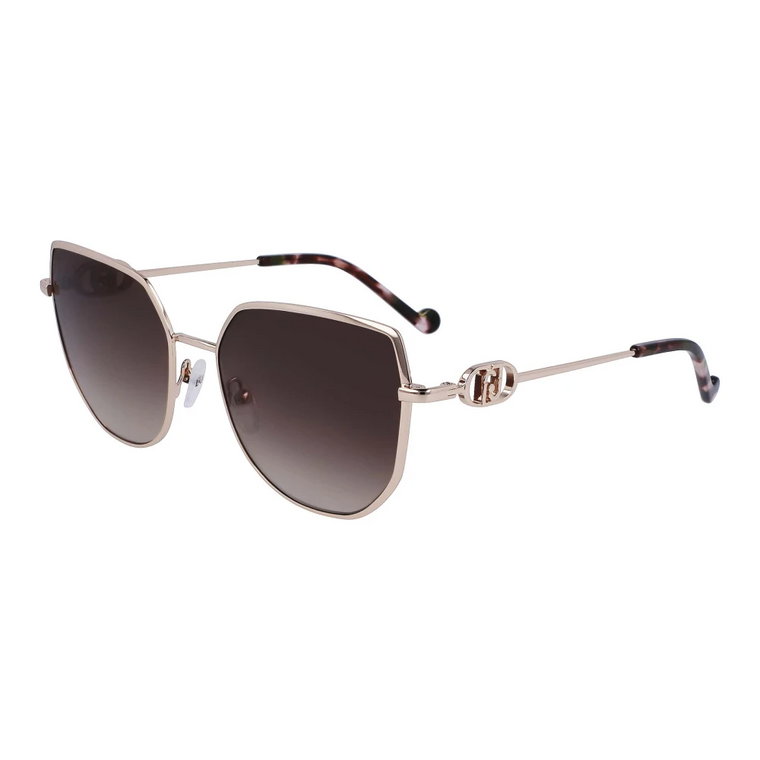 Rose Gold/Light Brown Shaded Sunglasses Liu Jo