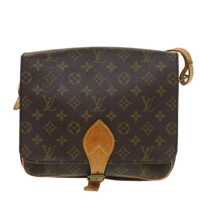 Vintage Cartouchiere Torba na Ramię w Brązowym Kanwie Louis Vuitton Vintage