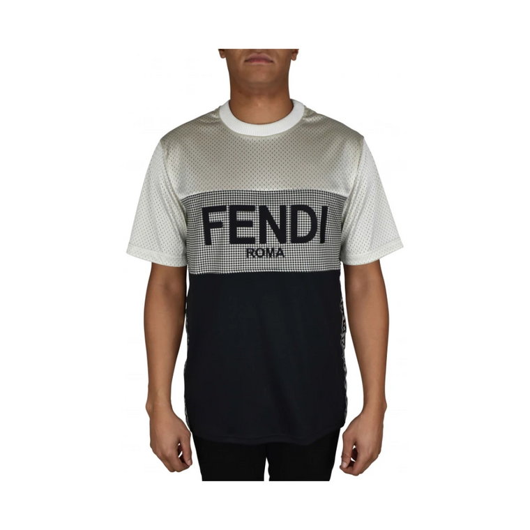 Luksusowa Koszulka w Wielu Kolorach dla Mężczyzn Fendi