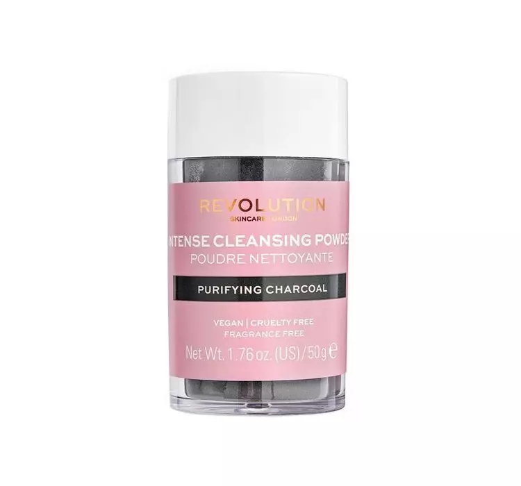 REVOLUTION SKINCARE INTENSE CLEANSING POWDER PUDER OCZYSZCZAJĄCY PURIFYING CHARCOAL 50G